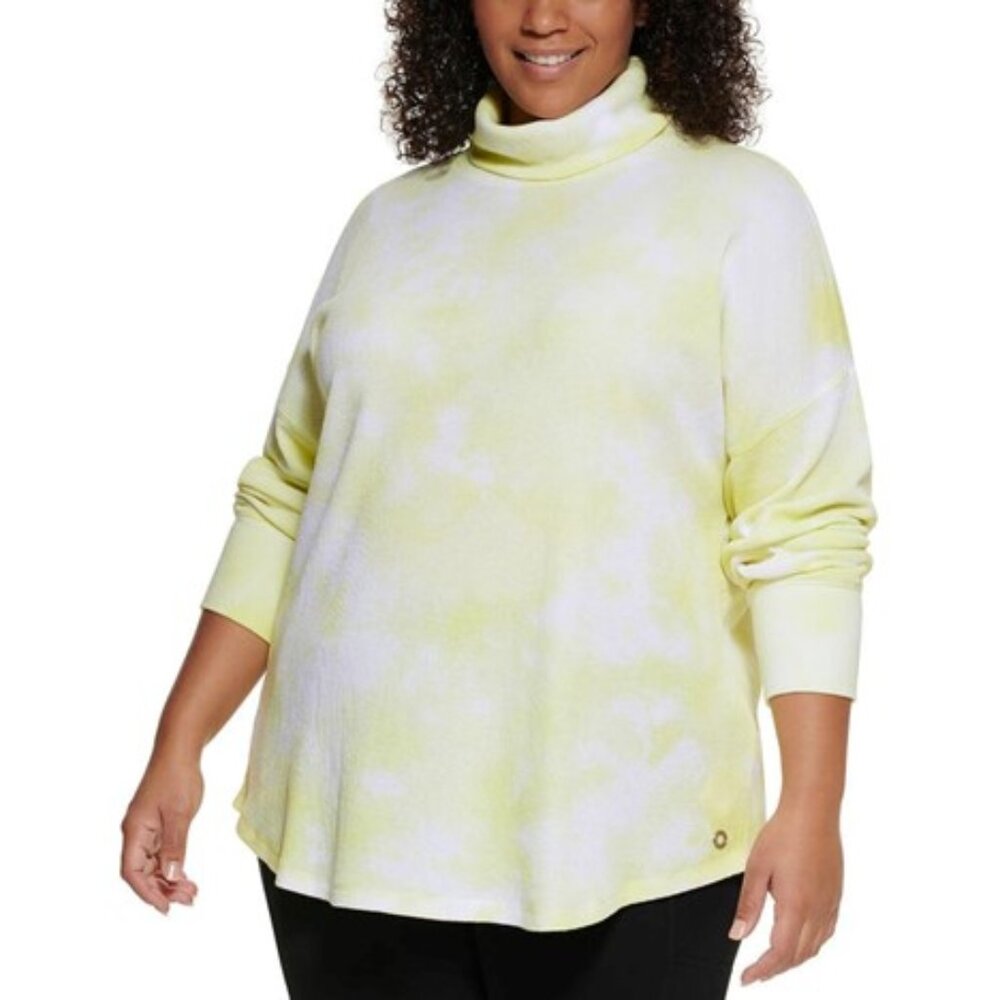 Calvin Klein Plus Sz 1X Lightweight Waffle Knit Turtleneck NWT - Picture 4 of 4